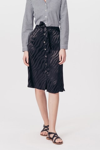 Rechte Rok Jungle Zwart