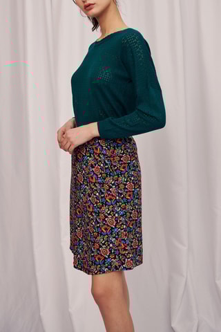 Rechte Rok - 
Rood en Zwart