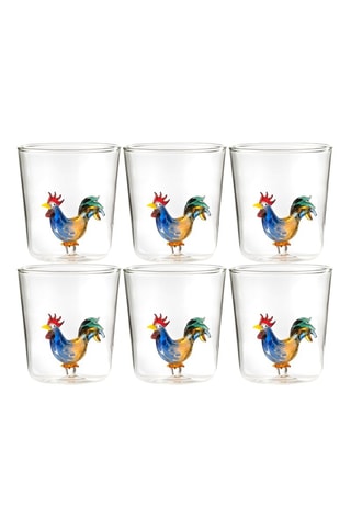 6 vasos de vidrio de borosilicato - 30 cl