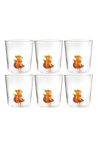 6 vasos de vidrio de borosilicato - 30 cl