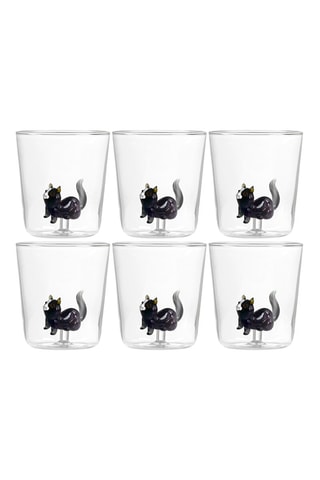 6 vasos de vidrio de borosilicato - 30 cl