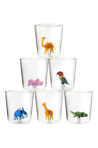 6 vasos de vidrio de borosilicato - 30 cl