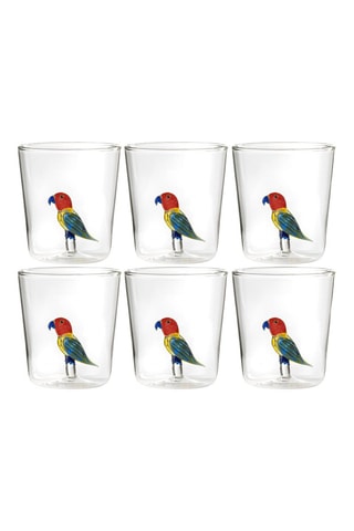 6 vasos de vidrio de borosilicato - 30 cl