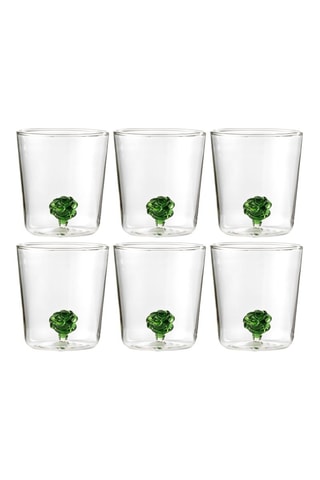 6 vasos de vidrio de borosilicato - 30 cl