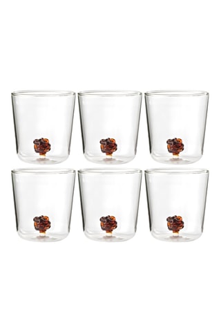 6 vasos de vidrio de borosilicato - 30 cl
