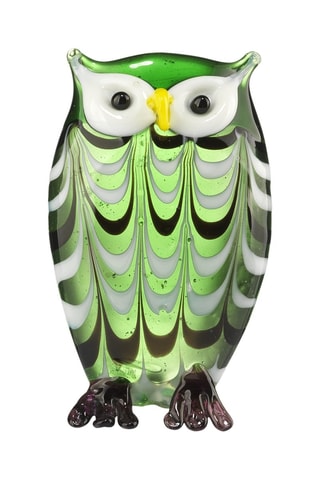 Estatuilla búho - Verde