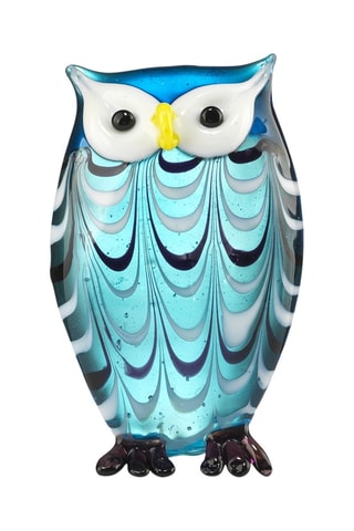 Estatuilla búho - Azul