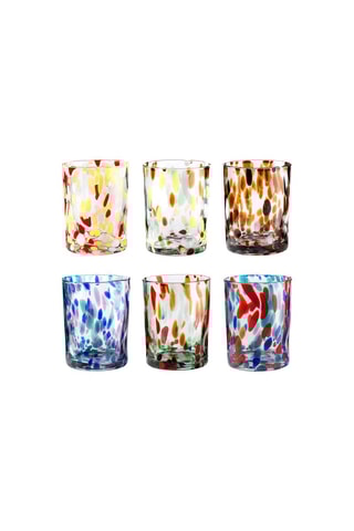 6 vasos Banderoles - 30 cl