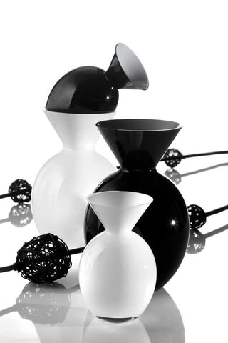 Jarrón Pallottino - 15 x 20 cm - Blanco