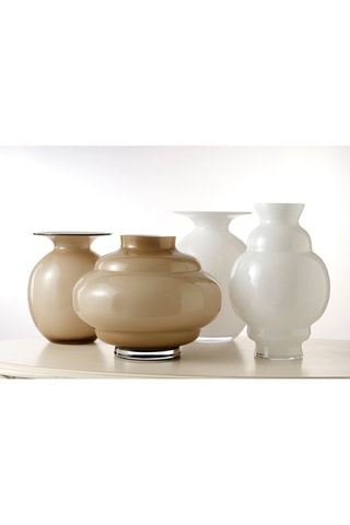Jarrón - 25 x 19 cm - Blanco