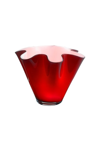 Jarrón iluminado - 26 x 26 x 29 cm - Rojo