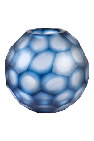 Jarrón - 18 x 18 cm - Azul