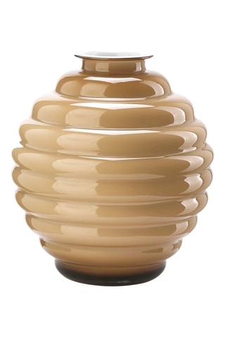 Jarrón - 25 cm - Beige