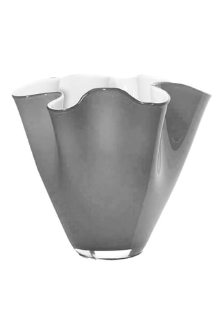 Jarrón - 28 x 24 cm - Gris