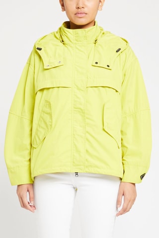 Chaqueta con capucha - Amarillo