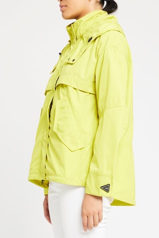 Chaqueta con capucha - Amarillo