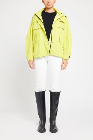 Chaqueta con capucha - Amarillo