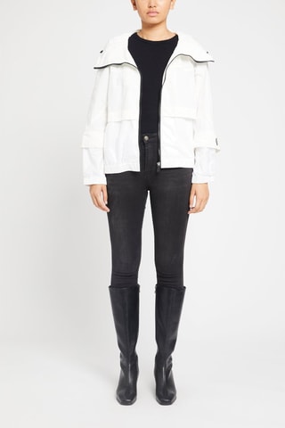 Chaqueta con capucha - Blanco