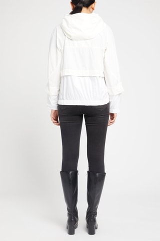 Chaqueta con capucha - Blanco