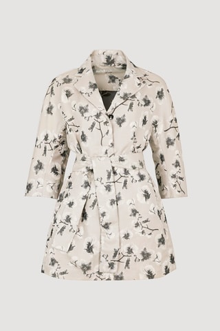 Gabardina - Rosa claro y negro