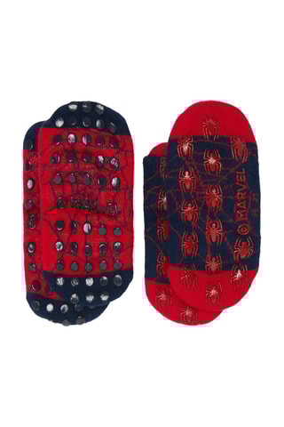 2 Paar Antislipkousenvoetjes Spider-Man Avengers Marvel - Marineblauw en Rood