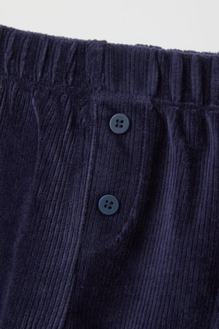 Velours Broek - Koningsblauw