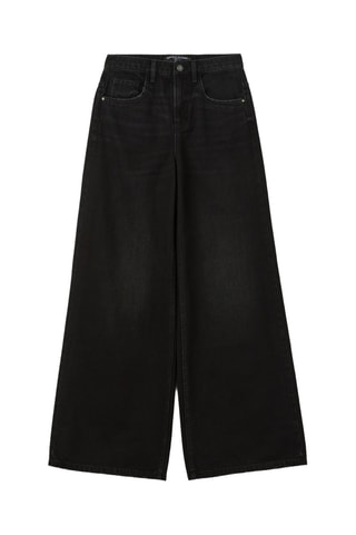 Jeans wide legs - Zwart