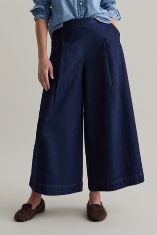 Jean wide legs - Bleu marine