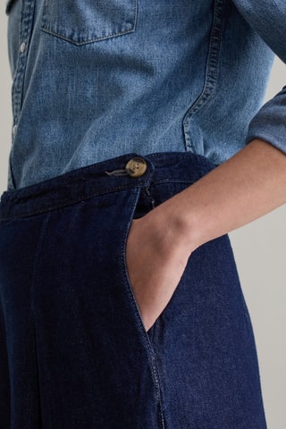 Jean wide legs - Bleu marine