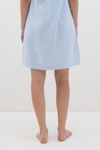 Biologisch Katoenen Nachthemd - Hemelsblauw