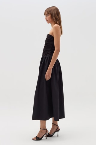 Strapless Jurk Zwart