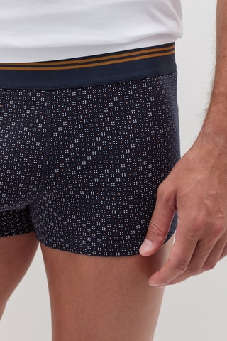 3 Biologisch Katoenen Boxers - Marineblauw