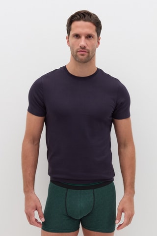 3 Biologisch Katoenen Boxers - Geel en Zwart