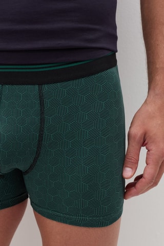 3 Biologisch Katoenen Boxers - Geel en Zwart