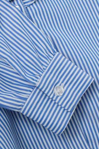 Blouse - Kobaltblauw en Wit