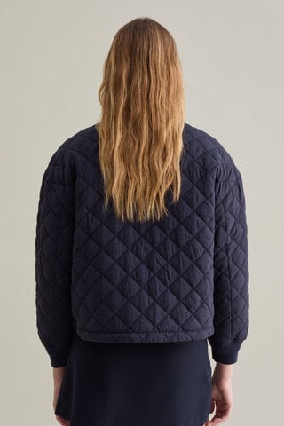 Gewatteerde Jas - Marineblauw