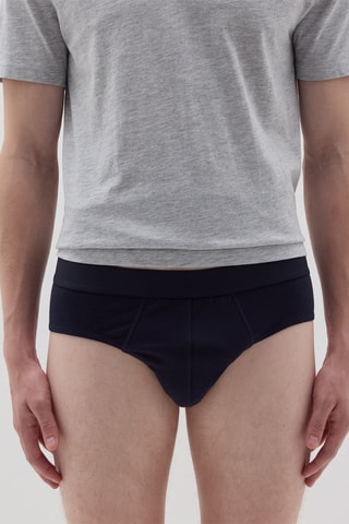 Biologisch Katoenen Slip - Marineblauw