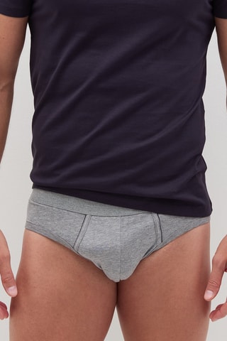 2 Slips - Gemêleerd Grijs