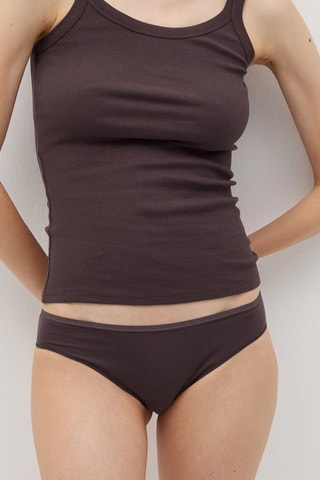 5 Biologisch Katoenen Slips - Marineblauw en Wit