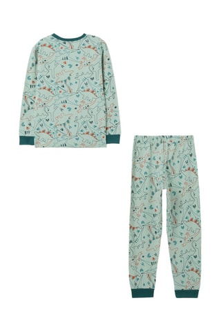 Biologisch Katoenen Pyjama Zeegroen