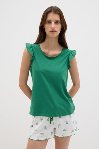 Biologisch Katoenen Pyjama Groen