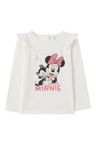 Biologisch Katoenen Nachthemd Minnie Disney - Wit