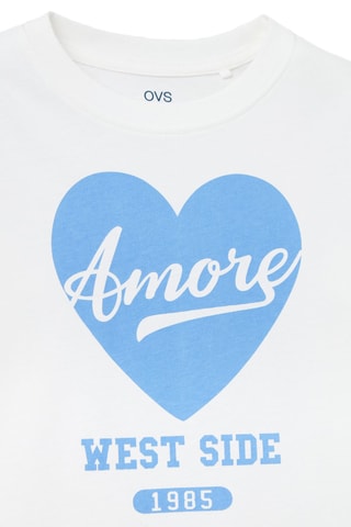 T-shirt - Wit en Blauw 
