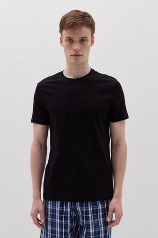 2 Biologisch Katoenen T-shirts - Zwart