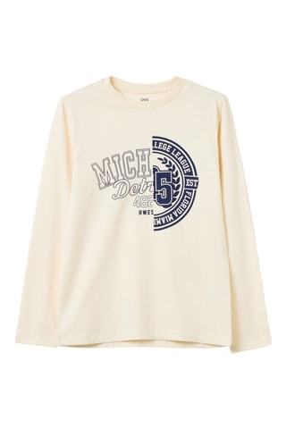 T-shirt - Beige