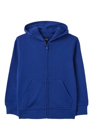 Biologisch Katoenen Sweater met Capuchon - Kobaltblauw