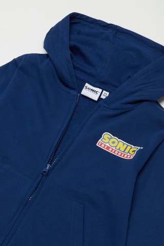 Sweater met Capuchon Sonic- Marineblauw