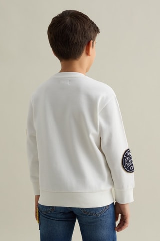 Sweater - Wit en Beige