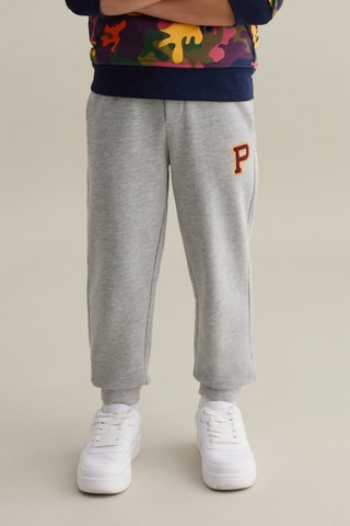 Sweater met Capuchon en Joggingbroek - Kaki en Gemêleerd Grijs