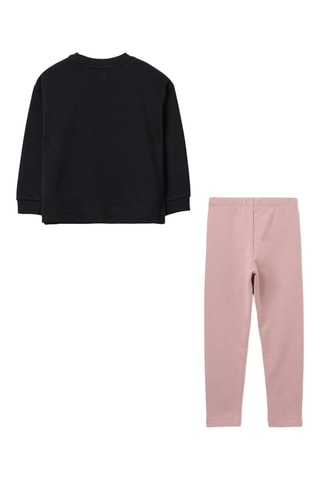 T-shirt en Broek - Zwart en Roze